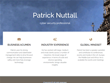 Tablet Screenshot of patricknuttall.com